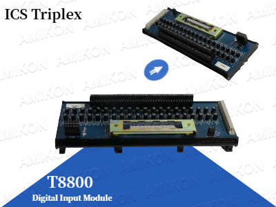 تعزيز السلامة باستخدام وحدة الإدخال الرقمية ICS Triplex T8800