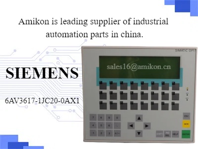 الكشف عن Siemens 6AV3617-1JC20-0AX1: واجهة مشغل موثوقة للصناعة الحديثة