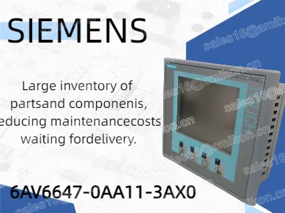 Siemens 6AV6647-0AA11-3AX0: لوحة تشغيل قوية للتحكم والمراقبة الصناعية